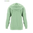 thumbnail image 5 of BadPiggies Women's Pullover Hoodies Tops Casual Button Down Long Sleeve Sweatshirts With Pockets (XL, Green), 5 of 6