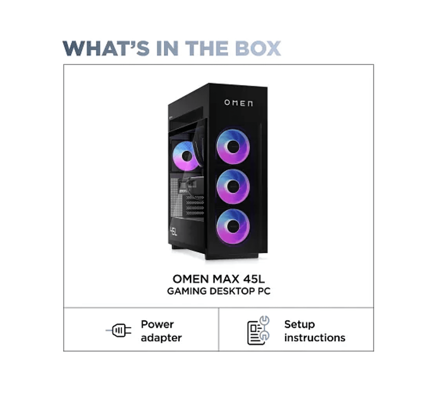HP OMEN MAX 45L Gaming Desktop PC (AMD Ryzen 9 9900X3D, NVIDIA GeForce RTX 5090 32GB GDDR7, 128GB DDR5, 4TB PCIe SSD, RGB Fans, 360mm AIO, 1200W PSU, WiFi 7, Win 11 Pro) w/DKZ USB Port Expander