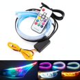 thumbnail image 2 of Barra de luces LED de color drl 2 piezas para automóvil flujo secuencial rgb luz diurna resistente a la intemperie. Agua colorido luz de señal señal de giro., 2 of 4
