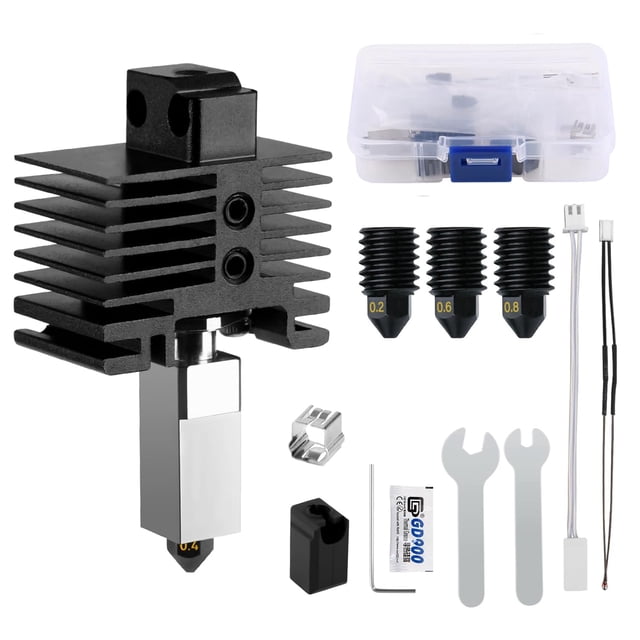 Kit Hotend de acero endurecido ENOMAKER X1, X1C para Bamboo Lab X1