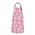 thumbnail image 2 of Pofeuu Cute Rabbit Print Waterproof Apron with Pockets Adjustable Cooking Aprons Kitchen Bib for Baking Household Cleaning, 2 of 8