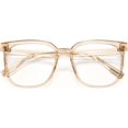 thumbnail image 2 of Gafas de luz azul de gran tamaño para mujer|Montura grande|Gafas de moda|Gafas de ordenador antideslumbrantes, 2 of 3