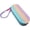 Pink Blue and Purple, variant on Double-Sided Breathable Silicone Goggle Case, Large Capacity Storage Bag for Sunglasses and Swim Goggles