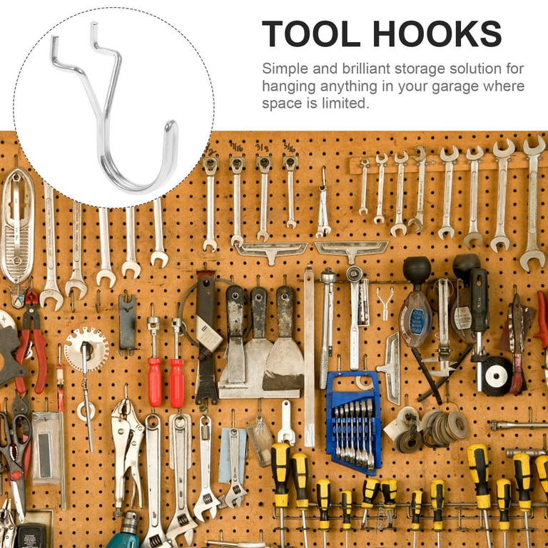 10 Pcs Tool Hook Utility Hooks Wall Mount for Hanging Heavy Duty Garage Hangers Storage