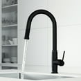 thumbnail image 5 of VIGO Hart Arched Single Handle Pull-Down Spout Kitchen Faucet in Matte Black, 5 of 13
