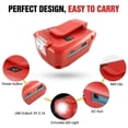 thumbnail image 4 of For Milwaukee 18V Li-Ion Battery Adapter with LED Work Light, 4 of 5