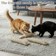 thumbnail image 3 of Catnip Toys for Indoor Cats - 13 Inches Catnip Pillows, Catnip Toys, Sisal Scratching Pad, Interactive Cat Nip Kicker Toys for Anxiety Relief, 1/2/3 Pack, 3 of 11