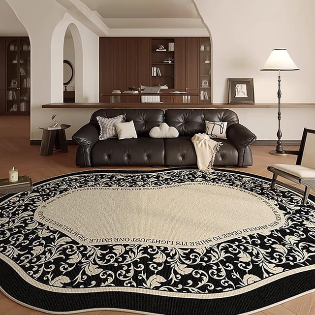 Irregular Shaped Rug, Modern Abstract Area Rugs for Livingroom Bedroom, Boho Rug Large Area Rug Machine Washable Area Rugs Outdoor Rug Waterproof