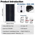 thumbnail image 5 of 6000W 100A 220V Solar Panel Kit Complete Solar Power Generator Home Grid SysteAe, 5 of 5