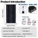 thumbnail image 5 of 6000W 100A 220V Solar Panel Kit Complete Solar Power Generator Home Grid SysteAe, 5 of 5