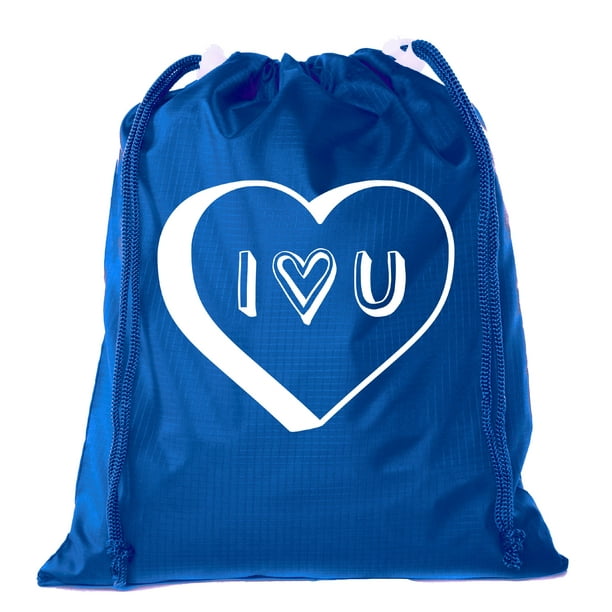 valentine drawstring bags