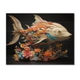 thumbnail image 3 of Designart "Of Colors Fishing Whale wall art I" Animals Print on Natural Pine Wood, 3 of 5
