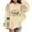 Beige, variant on SonxaHe Girl Hooded Sweatshirts Baseball Print Long Sleeve Loose Fall and Winter Casual Hoodies Beige,Sized 18-24 M
