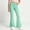 Mint Green, variant on OGLCCG Girls Flare Pants School Uniform Pants for Girls Kids Twill Bell Bottoms with Pockets,Back To School,Size 9,Brown
