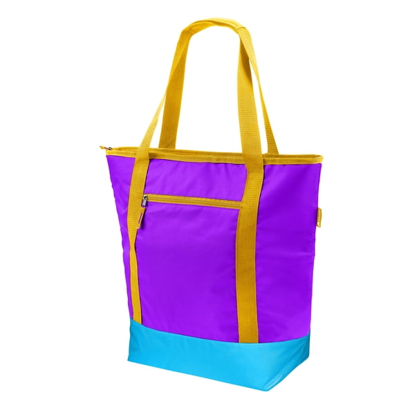 Ozark Trail 50 Can Cooler Tote, Camping, Picnics or Grocery Shopping, Purple & Blue Colour,17.34 Qt.