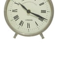 thumbnail image 5 of DecMode 7" Silver Stainless Steel Clock with Bell Style Top, 5 of 10