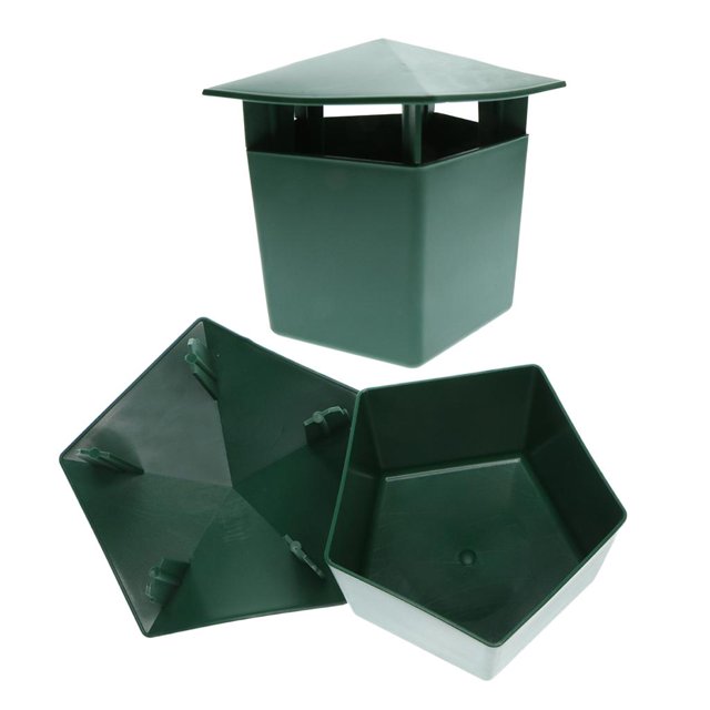 S SERENABLE 2pcs Snail Cage House Catcher Gin Control 10x11cm