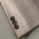 thumbnail image 4 of Blazer de mujer de manga larga con solapa y estampado a cuadros, elegante chaqueta de traje de poliéster para mujer, 4 of 6