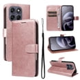thumbnail image 2 of Wallet Case for Motorola MOTO G67 5G Flip Cover with Card Slots, Magnetic Stand & Strap Pink, 2 of 4