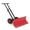 red, variant on Ataucjin Wheeled Snow Plow Shovel, Heavy-Duty Steel Black Blade with Double Handle, 5 Angles, 2 Wheels, Back Saver Pusher for Snow Removal on Driveway, Sidewalks and Doorways
