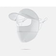 thumbnail image 2 of Women Anti UV Face Cover, UPF 50+ Summer Full Face Mask, Wide Brim Breathable Sunscreen Sports Face Covering, 2 of 7