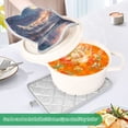 thumbnail image 3 of Yayeee Pot Holders Kitchen Heat Resistant with Pocket 7"x9.8" Cotton Oven Cooking Hot Pads, Ethereal Mountain, 3 of 7