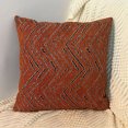 thumbnail image 5 of Funda de almohada con abrazo geométrico ondulado, 2 uds., funda de cojín de lujo ligera para sofá o hogar, no incluye almohada central, 5 of 5