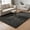 Dark Gray, variant on Hakki Supreme Super Soft Shaggy Area Rug – Plush High-Pile Fluffy Carpet for Living Room, Bedroom & Dorm, Non-Shedding, Durable Indoor Rug