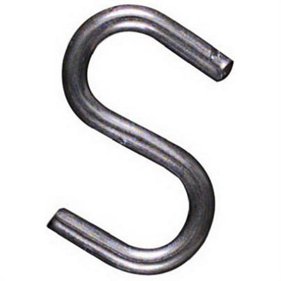 Stanley N121-566 1 in. Zinc Plated Steel Heavy Open S Hook&#44; Pack Of 50