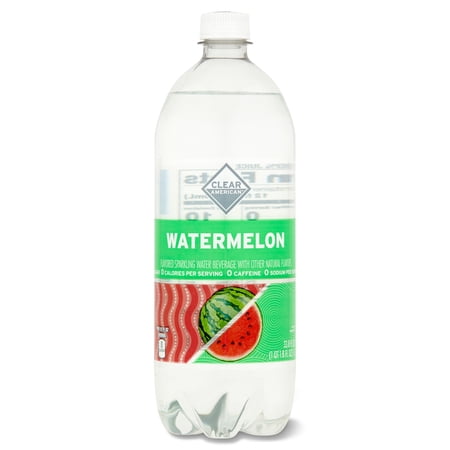 Clear American Watermelon Sparkling Water, 33.8 Fl Oz, Bottle