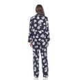 thumbnail image 4 of White Mark Women's Long Sleeve & Pants Floral Pajama Set, 4 of 10