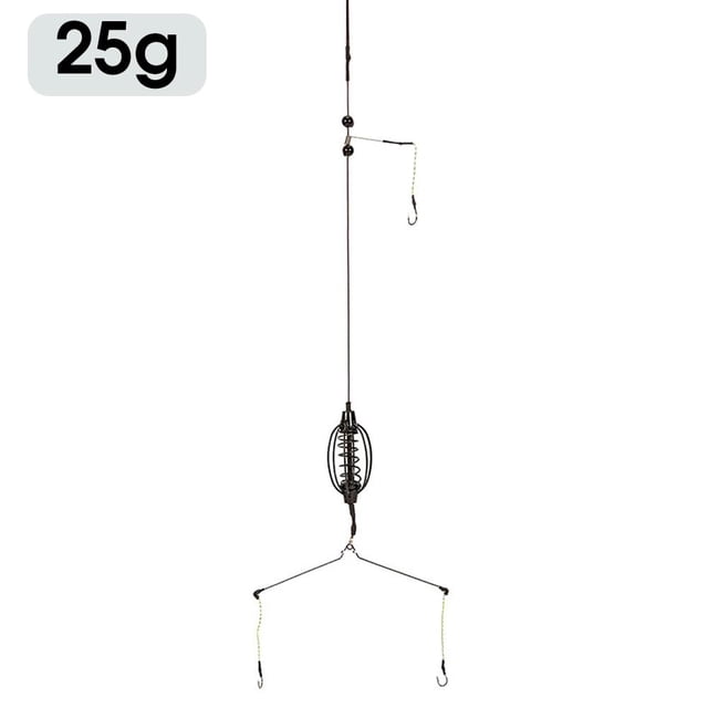 Watermelon Carp Fishing Bait Set, Anti-Snag Spring Hook Kit with Rig Equipment, Slow Release Bait Cage for Lure Fishing, Enhances Efficiency in Complex Underwater Environments