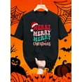 thumbnail image 5 of Colorful Merry Christmas Graphic Kid T-Shirt for Kids Gift, 5 of 5