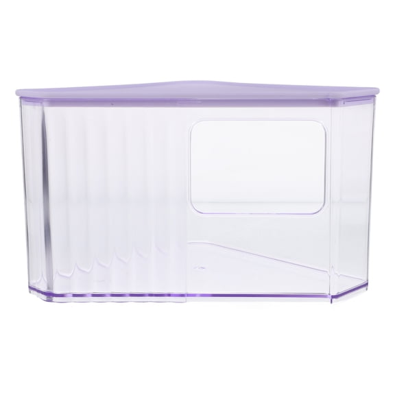 Small Animal Bathroom Digging Room for Hamster Gerbil and Other Small Animals Transparent 1 Set