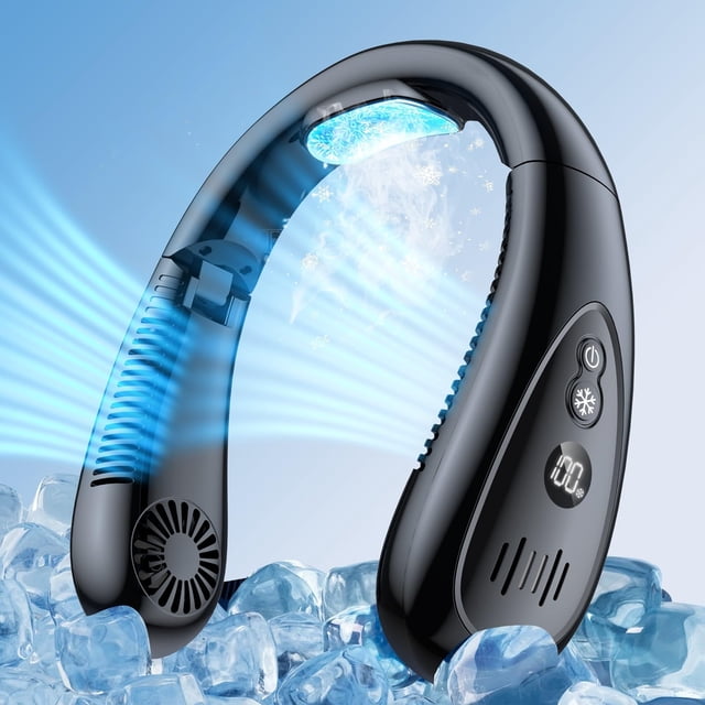 Aire acondicionado de cuello GAITIR, ventilador de cuello portátil, 5000 mAh