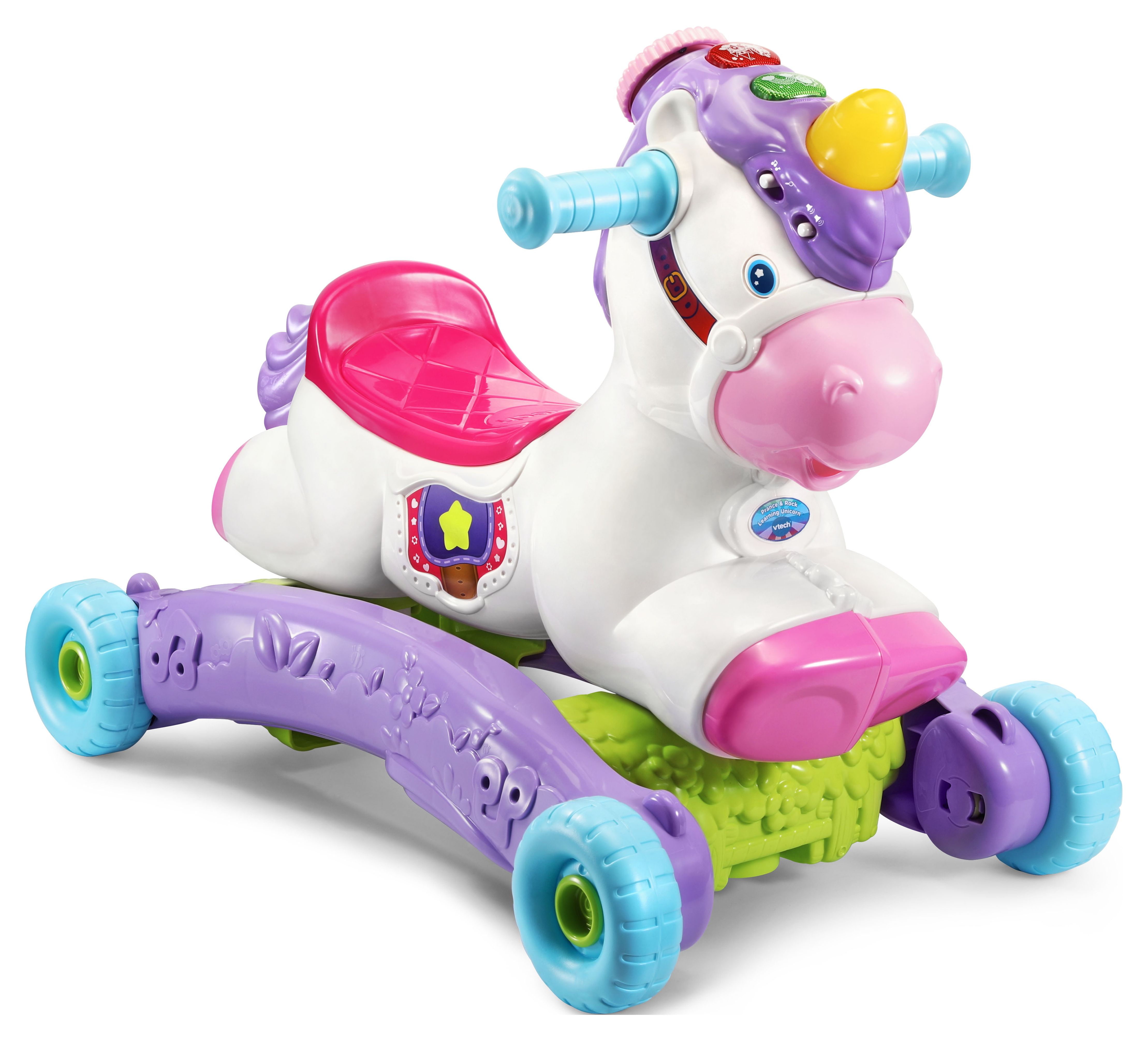 VTech Prance and Rock Learning Unicorn, Rocker to Rider Toy, Motion-Activated Responses - image 10 of 14