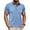 09# Light Blue, variant on Qwertyu Mens Casual Polo Shirts Classic Short Sleeve Basic Golf Button Shirt with Pocket Light Blue L