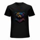 thumbnail image 1 of Jacket Teddy Bear t-shirt Cartoon pattern short sleeve Unisex tees Trendy shirt, 1 of 5