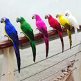 thumbnail image 5 of Jinsinto 6pcs 25CM Fake Parrot Artificial Birds Model Outdoor Home Garden Lawn Tree Decoration, 5 of 5