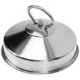 thumbnail image 6 of Raindrops 1Pc Plated Silver Pot Cover with Easy Grip Handle for Splash Protection and Steamer Lid, 6 of 7