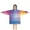 Colorful Watercolor Stripe, variant on Colorful Rainbow Tie Dye Spiral Pattern Blanket Hoodies for Kids 6-13YR Oversize Wearable Blanket Hoodies for Boys Girls Teens