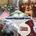 thumbnail image 5 of Efavormart 12" x 108" Black Accordion Crinkle Taffeta Table Runner - Impeccable Metallic Glint of Lustrous - Perfect for Wedding Ceremonies, Parties, Upscale Occasions, and Any Special Events, 5 of 11