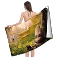 thumbnail image 4 of Yo Soy Groot Toalla de playa de secado rápido con diseño temático, regalo para mujeres y niñas, ideal para cumpleaños, fans, amantes de la música, uso en la playa o al aire libre, 78 × 150 cm, 4 of 6