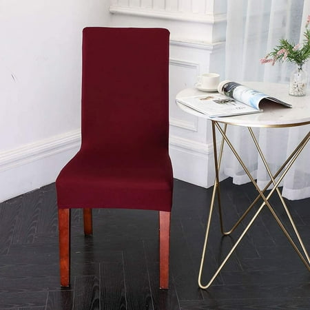 Chair Cushion Cover Kitchen Stretch Seat Covers Removable Spandex Protector For Hotel Dining Room Ceremony Banquet Wedding Set Of 4 Red Wine Canada - Red Dining Room Chair Seat Covers Chair Cushion Cover Kitchen Stretch Seat Covers Removable Spandex Protector For Hotel Dining Room Ceremony Banquet Wedding Set Of 4 Red Wine Canada - Red Dining Room Chair Seat Covers