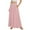Light pink #27, variant on QIJIE Skirts for Women Elastic Swing Renaissance Faire Cotton A-Line Plus Size Skirts Maxi Trendy Drawstring Flowy Long Length Skirts with Pockets Army Green M