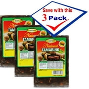 Tamarin Pulp with Seeds. 16 oz Pack of 3