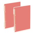 thumbnail image 2 of Haosy Coral Notebooks 1-subject Journal 60 Sheets A5 College Ruled Paper Detachable Ring 8.3"x5.7", 2 of 8