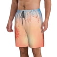 thumbnail image 2 of Bixox Men's The Sunset of Dandelion printing Casual Classic Fit Short Summer Beach Shorts, 2 of 6