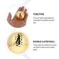 thumbnail image 4 of KAKOWELY Practice Putting Balls 1Set Golden for Golf Training and Indoor Practice, 4 of 8