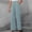 *Light Blue, variant on ClodeEU Wide Leg Work Trousers for Women ,Work Business Casual High Waisted Dressy Pants Trousers Office Gray,Womens Plus M